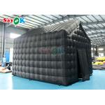 Black Party Inflatable Cube Tent Inflatable Nightclub With Disco And Laser Light