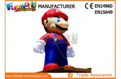 China PVC Coated Nylon 3 - 8m Advertising Inflatables Mario Model / Inflatable Cartoon Characters supplier