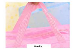 China OEM Foldable PVC Cosmetic And Toiletry Bags Portable Makeup Bag With Zipper supplier