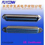 PBT 64 Pin Centronics Connector , Solder Male DDK Connector Certified UL for sale