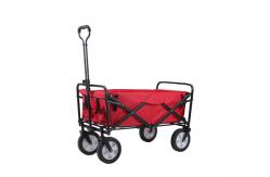 China Collapsible Four Wheel Folding Wagon Cart Garden Pull Heavy Duty supplier