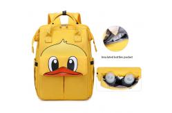 China 420d Waterproof Mommy Diaper Bag With Foldable Crib Anti Theft supplier