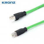 RJ45 Connector 4 Pins 24AWG Contact Resistance 48V Customized Cable Length