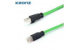 China RJ45 Connector 4 Pins 24AWG Contact Resistance 48V Customized Cable Length supplier