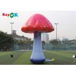 Giant Inflatable Mushroom Model Plant For Wonderland Blow Up Mushroom With Flower