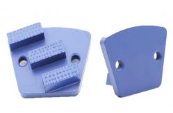 China Trapezoid Floor Grinding Pad PCD & Diamond Metal Bond G6 PCD 3 Segments supplier