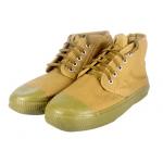 Safety 10kv Insulated Cotton Padded Shoes, Electric Power Operation Yellow Rubber Thick Canvas for sale