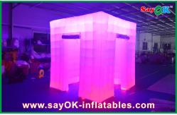 China Party Photo Booth Portable Safe Green Event Inflatable Photo Booth Beautiful Appearance supplier
