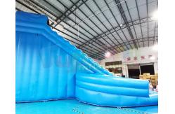 China 0.55mm PVC Tarpaulin Inflatable Slide Bouncer For Pool supplier