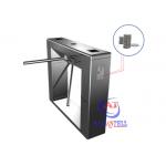 TCP / IP Communication Coin Operated Turnstile Half Height Entry Token Machine Door
