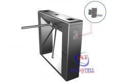 China TCP / IP Communication Coin Operated Turnstile Half Height Entry Token Machine Door supplier