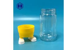 China Sealable Smell Proof Cute 330ML Plastic Cookie Jar With Lids supplier