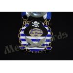Anti Rust Custom Medal Maker Virtual Race Medals Smooth Back Side for sale