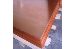 China ASME Mirror Polished Copper Sheet Plate 0.4mm Golden Bright Surface supplier