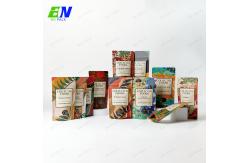 China Home Compostable Kraft Paper Stand Up Pouch With PLA Zipper For Daily Food Packaging supplier
