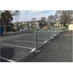 Hot Dipped Galvanized Temporary Mesh Fencing , Chain Link Wire Mesh Fencing for sale
