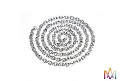 China OEM ODM 3mm Thickness Rustproof Open Curb Link Chain supplier