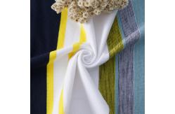 China Stretch Multicolor Striped Fabric supplier