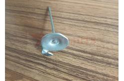 China Round / Rectangular Base Metal Lacing Anchors For Removable Insulation Blanket supplier