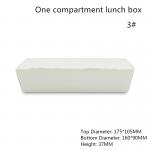 One Compartment Microwavable Disposable Bento Box Containers for sale
