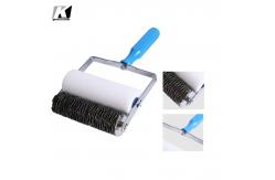 China Multipurpose 6 Inch Patterned Paint Brush , Plastic Handle Damask Paint Roller supplier
