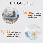 Odor Control Bulk Cat Litter Lavender Tofu Cat Litter Bulk Environmentally Friendly