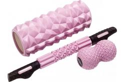 China Deep Tissue Massage TPR Stick Yoga Foam Roller Column 14cm EVA Hollow supplier