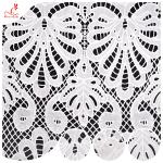 Embroidery African Lace Fabric Milk Silk Cord Guipure Lace Fabric Water Soluble Lace Fabrics for sale