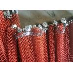 Anodic Oxidation Aluminum Chain Link Curtain For Decortaive And Partition for sale