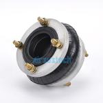 150076H-1 Industrial Air Springs with Flange Ring Single Convoluted Air Shocks
