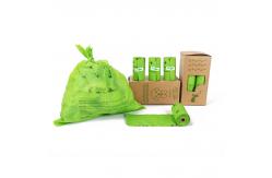 China Biodegradable Compostable Roll Dog Poop Bags with Custom Gravure Printed Logo supplier