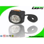 Black Color Mining Cap Lights 8000lux High Brightness Headlamp With Digital Screen for sale