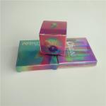 Jewellery Packaging Paper Box Custom Printing With Holography Holographic Effect for sale