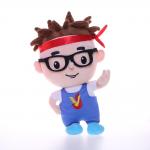 25cm Cartoon Basketball Boy Plush Anime Character Doll For Kids Gift for sale
