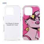 TPU PC Coating 2 In 1 3D Sublimation Phone Case Blanks Mobile Cell Cover for sale