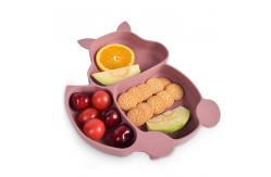 China Fox Shape Foldable Silicone Bowl Non Toxic Bpa Free Customized With Spoon supplier