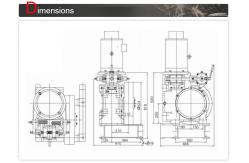 China Seamless Structural Electromagnetic Geared Traction Machine 800 KG supplier