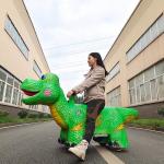 Electric Remote Control Dinosaur Ride On Animatronic Dinosaur Ride for Kids for sale