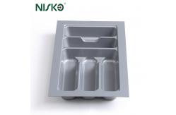 China Kitchen Flatware Tray Cutlery Insert Drawer Utensil Silverware Storage Organizer supplier