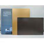 Durable Interior ACP Sheet Brushed Surface HDPE Coating In 1220mm * 2440mm For Column Casings for sale