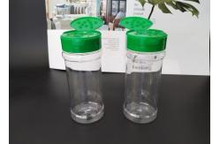 China Customizable Plastic Spice Jars Flip Top Cap Small Spice Containers For Camping supplier