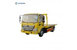 China FOTON Flat Bed Towing EURO 5 Flatbed Tow Truck For Rescue Vehicle supplier