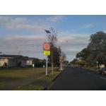 Digital Programmable LED Speed Limit Signs Impact Resistant Energy Saving for sale