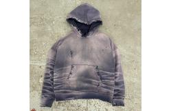 China Custom Mens Blank Hoodie with Heavyweight 400 gsm 500 gsm 600 gsm Fabric supplier
