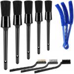9pcs Auto Car Cleaning Brush Kit 10.4 Ounces Nylon Bristles for sale