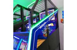 China Coin operated basketball game with video screen electronic MVP basketball machine supplier