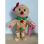Hot Selling 2023 Wholesale Singing and Dancing Plush  The Gingerbread Man  for Xmas for sale