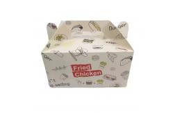 China Custom Biodegradable Fried Chicken Boxes with Logo - Wholesale Eco-Friendly Fast Food Packaging supplier