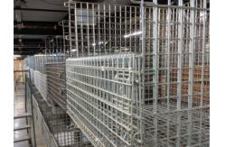 China Material Handling Equipment Collapsible Wire Container 1000*800*860 Customized supplier