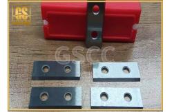 China Double Holes Tungsten Carbide Scraper Blade Indexable Insert Tip For Woodworking supplier
